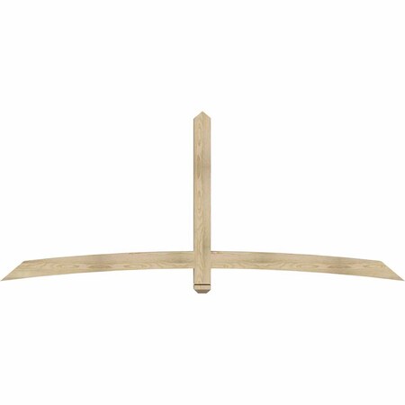 Ekena Millwork Bellingham Rough Sawn Timber Gable Bracket, Douglas Fir, 96"W x 40"H x 4"D x 4"F, 10/12 Pitch GBW096X40X0404BEL00RDF